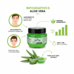 VPGRASSY Natural Aloe Vera Gel – 100gm | Soothing & Hydrating Gel for Face, Hair & Skin | Pure Herbal Moisturizer for Men & Women | Paraben-Free - Image 6