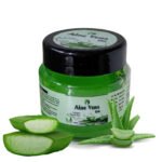 VPGRASSY Natural Aloe Vera Gel – 100gm | Soothing & Hydrating Gel for Face, Hair & Skin | Pure Herbal Moisturizer for Men & Women | Paraben-Free