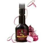 VPGRASSY Natural Onion Hair Oil – 100ml | Enriched with Red Onion, Black Seed & Herbal Oils for Hair Growth, Strength & Shine | Anti-Hairfall & Nourishment Formula for Men & Women